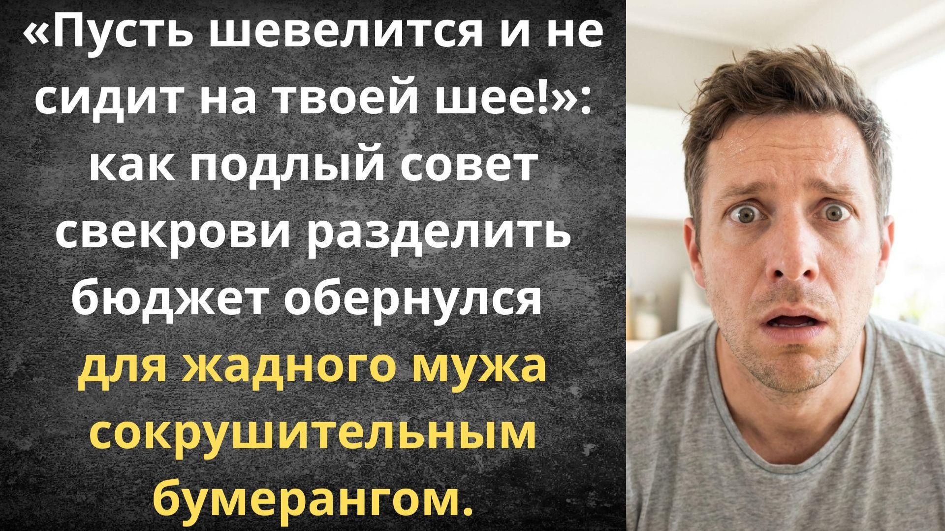 Раздельный бюджет вышел мужу боком | Истории из жизни смотреть онлайн