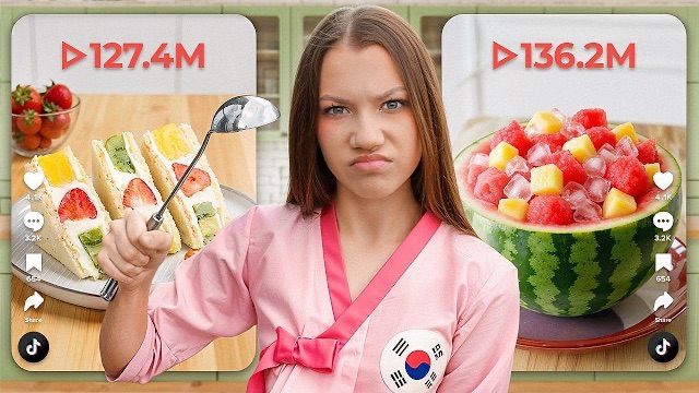 ЧТО СКРЫВАЮТ Корейские Десерты из TikTok? Готовим сами / Вики Шоу смотреть онлайн