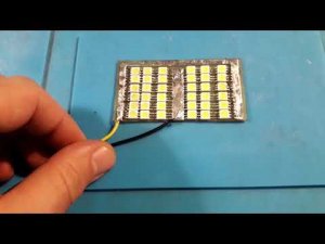 Светодиодная матрица на SMD5050 своими руками