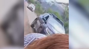 Момент взрыва морского дрона в порту Румынии попал на камеру журналистки