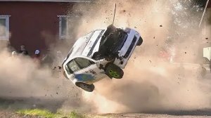 Жёсткие аварии на Ралли.