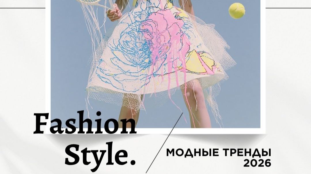 Давайте играть в теннис, но в модном стиле.