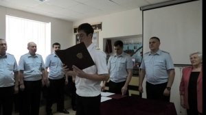 В Музее МВД по Карачаево-Черкесии молодые сотрудники приняли Присягу