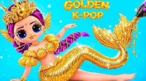 Преображение Руми в Русалку! Поделки в стиле K-Pop Demon Hunters!