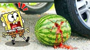 Машинка едет на арбуз 😱 Смотри до конца! 🚗🍉 Мультики для детей