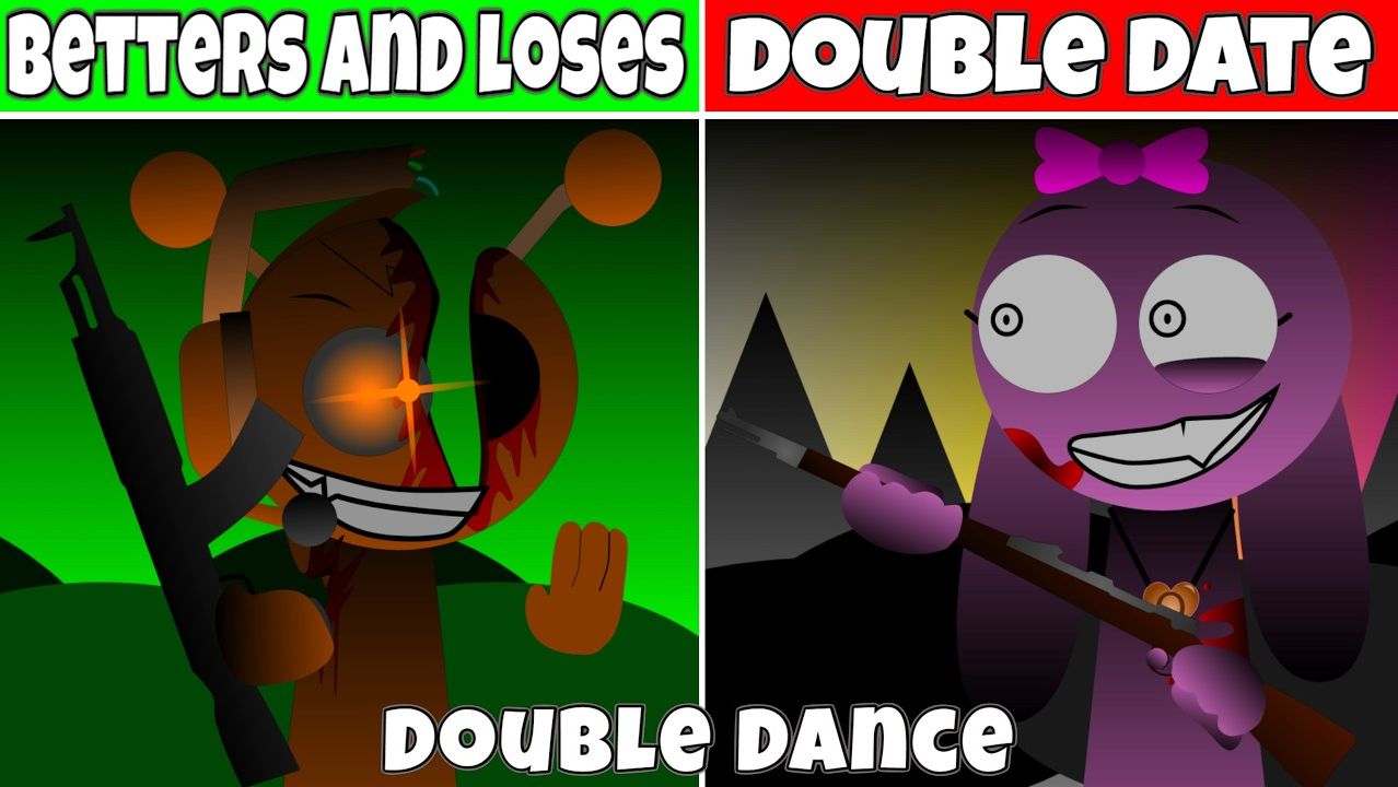 Sprunki Double Date & Betters and Loses Двойной Танец Fan Mod смотреть онлайн