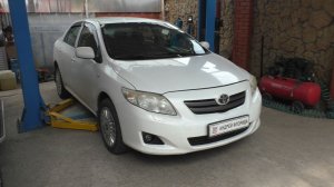 Замена сцепления на Тойота Королла 2008 1,6 Toyota Corolla 1часть