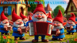 🎉 ГНОМИКИ УСТРОИЛИ ПРАЗДНИК! Яркая песенка для малышей 🥳