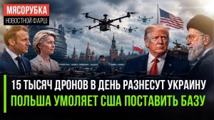 Небо почернеет от дронов – 15 тысяч каждый день || Польша захотела «прикрыться» Америкой