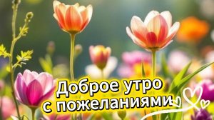 Доброе утро с пожеланием здоровья – музыкальная открытка для родных и близких