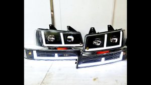 Chevrolet Express тюнинг фары QBiled светодиодные