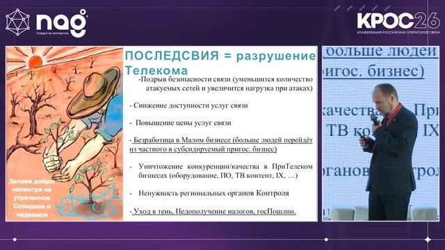 Текущее регулирование Телекома выживут ли недобросовестные операторы? Дмитрии Галушко АМОР - НАГ