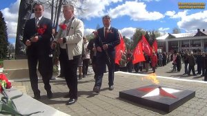 В День Победы возложение гирлянды славы и цветов к обелискам на площади Мира - 09.05.2026 г.