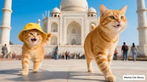 Котенок Джинджер хорошо учится в школе, но ему не хватает книг 😿, мама-кошка работает п