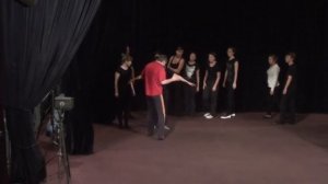 Занятие по сценическому движению - фрагмент