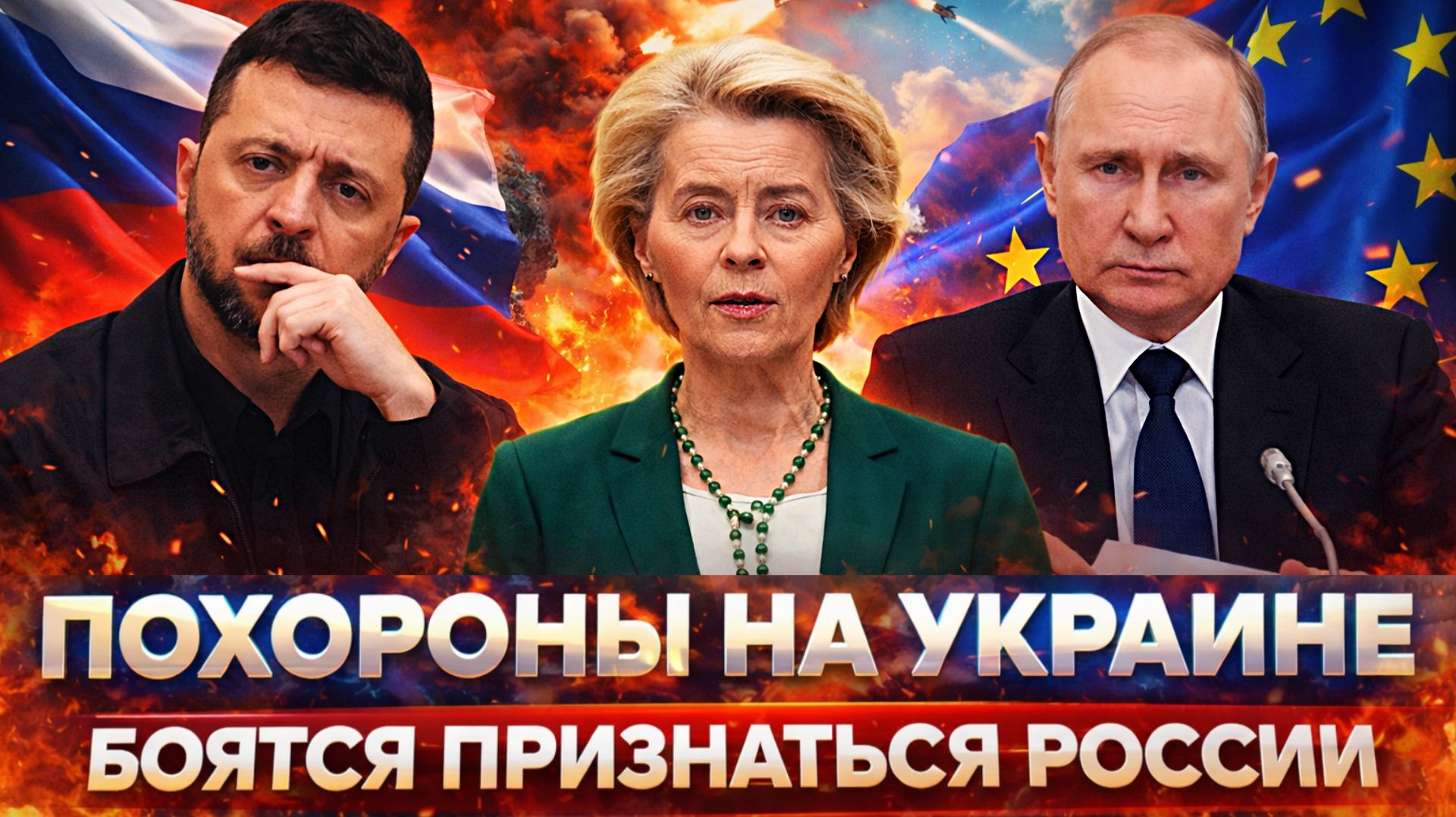 Европа требует от Зеленского сдать Украину// ЕС боится признаться Путину! Россия не забудет! смотреть онлайн