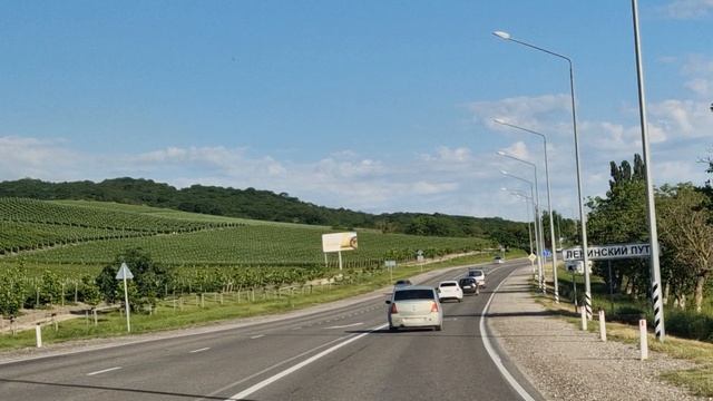 Классные места! Дорога от Натухаевской до Верхнебаканского.