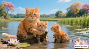 Мама-кошка, котенок Джинджер и бедный щенок заставляют Данго заработать деньги на покупку билетов в