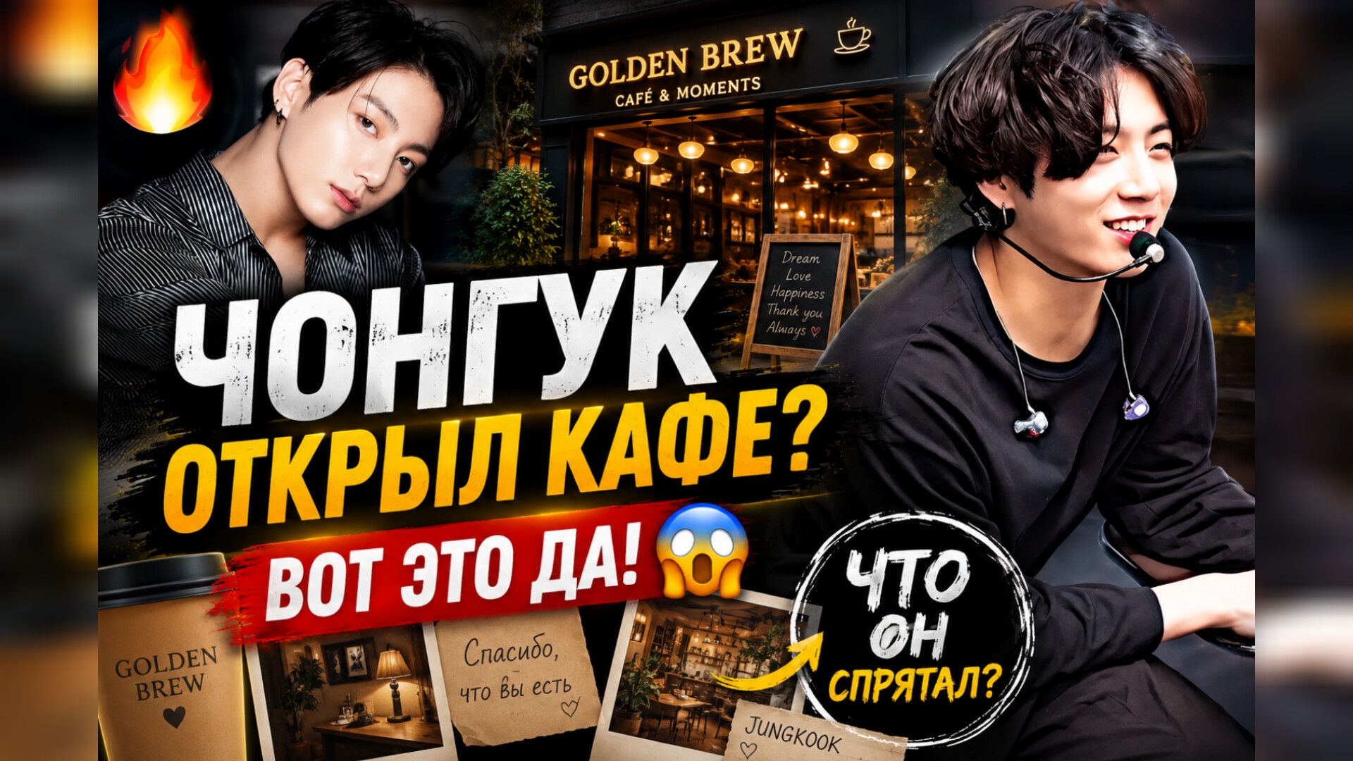 💜🔥 Чонгук открыл кафе — Арми нашли там тайные детали! смотреть онлайн