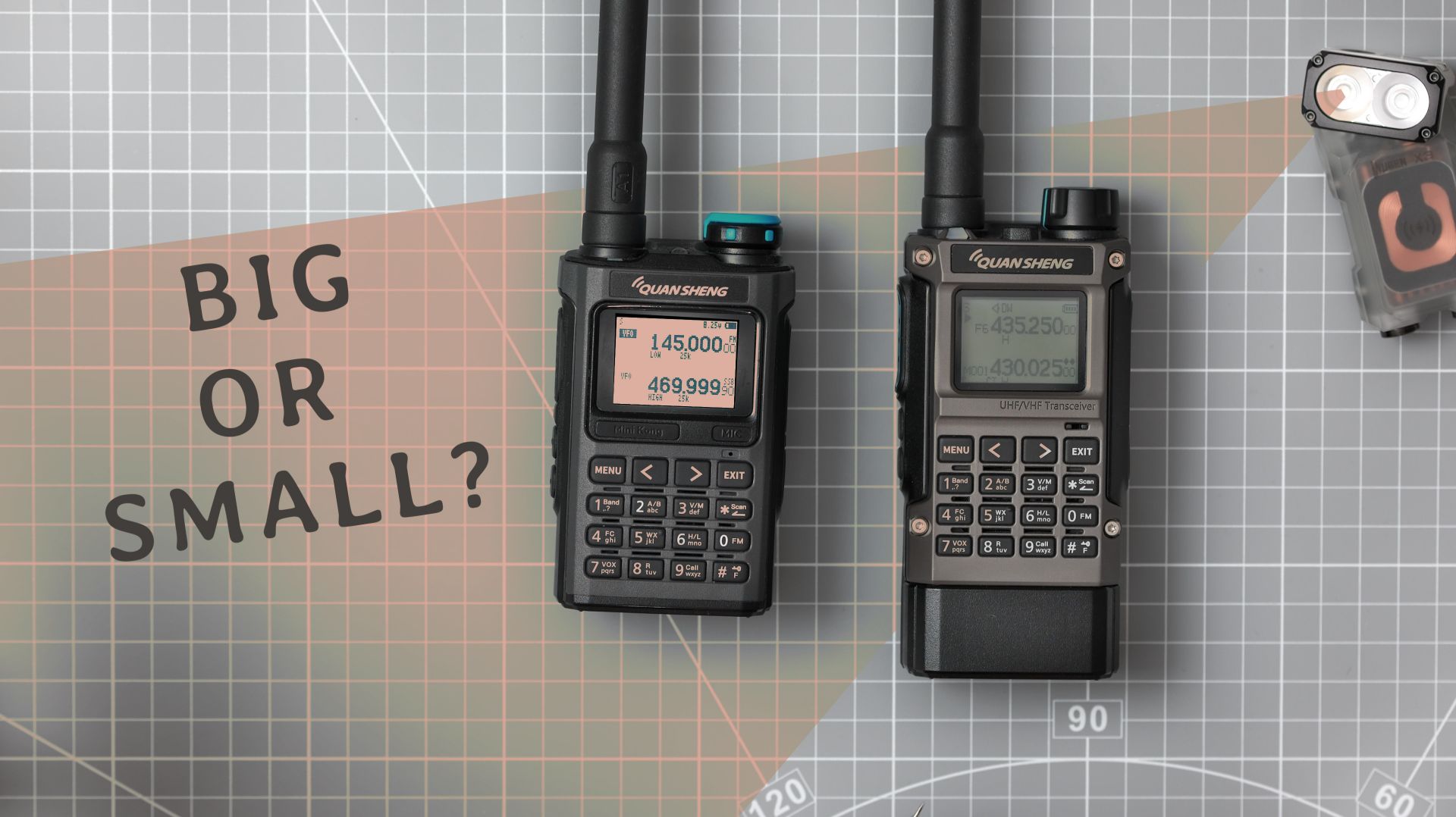 Какую батарею выбрать для Quansheng UV-K1. Большую или маленькую? смотреть онлайн