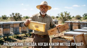 Расширение гнезда: сверху, снизу или в разрез? Что лучше? Отвечает профессор Кашковский 🐝📦