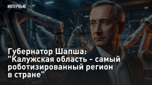 Губернатор Шапша: «Калужская область - самый роботизированный регион в стране»