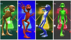 МУЛЬТИКИ ДЛЯ ДЕТЕЙ И МАЛЫШЕЙ 🐸 Веселый Зеленый Инопланетянин Танцует