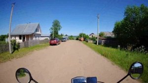 Едем от Демьяново до Полутово по старой дороге