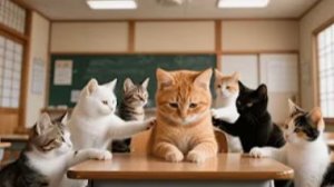 #GINGER'S DAILY MEOW - РЫЖЕГО КОТЁНКА ОБВИНИЛИ В ТОМ, ЧТО ОН ОПОЗДАЛ В ШКОЛУ🐾