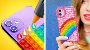 КРУТЫЕ ХУДОЖЕСТВЕННЫЕ ЛАЙФХАКИ и ПОДЕЛКИ РАДУГА, КОТОРЫЕ СТОИТ ПОПРОБОВАТЬ