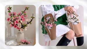 САКУРА ИЗ СИНЕЛЬНОЙ ПРОВОЛОКИ