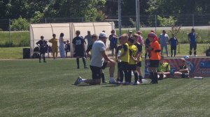 05.06.26-ДСК «Фарватер» синие г.Севастополь 2018 г. : ДФК «Сокол» жёлтые г.Темрюк 2018 г. 2 тайм