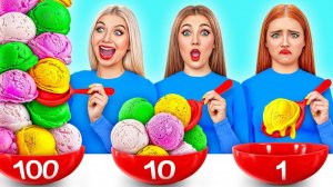 100 Слоев Еды Челлендж # Смешные Моменты от Jelly DO Challenge