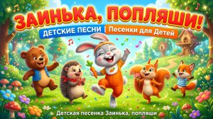 Заинька, попляши | Детские песни | Песенки для Детей | Детская песенка Заинька, попляши
