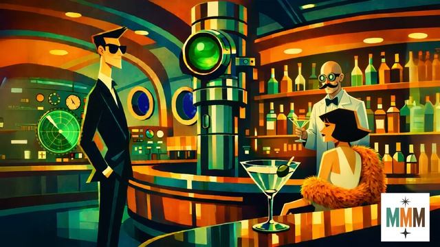1960s Spy Cocktail Submarine Jazz Lounge ｜  Shaken, Not Submerged
