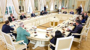 Владимир Путин встреча с руководителями международных информагентств, Санкт-Петербург, 4 июня 2026