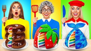 Кулинарный Челлендж# Я против Бабушки # Смешные Рецепты с Едой Jelly DO Challenge