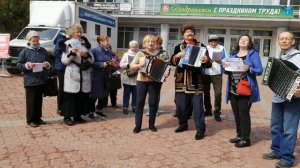 Социальный клуб,, Гармония,,, аккомп Назаренко А., Фролова Л. и Бородкин С.