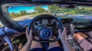 Koenigsegg Regera POV TEST DRIVE