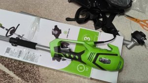 Триммер электрический greenworks 1200 Вт