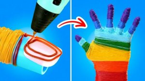 Лучшие поделки из горячего клея и 3D-ручки, которые каждый сможет повторить