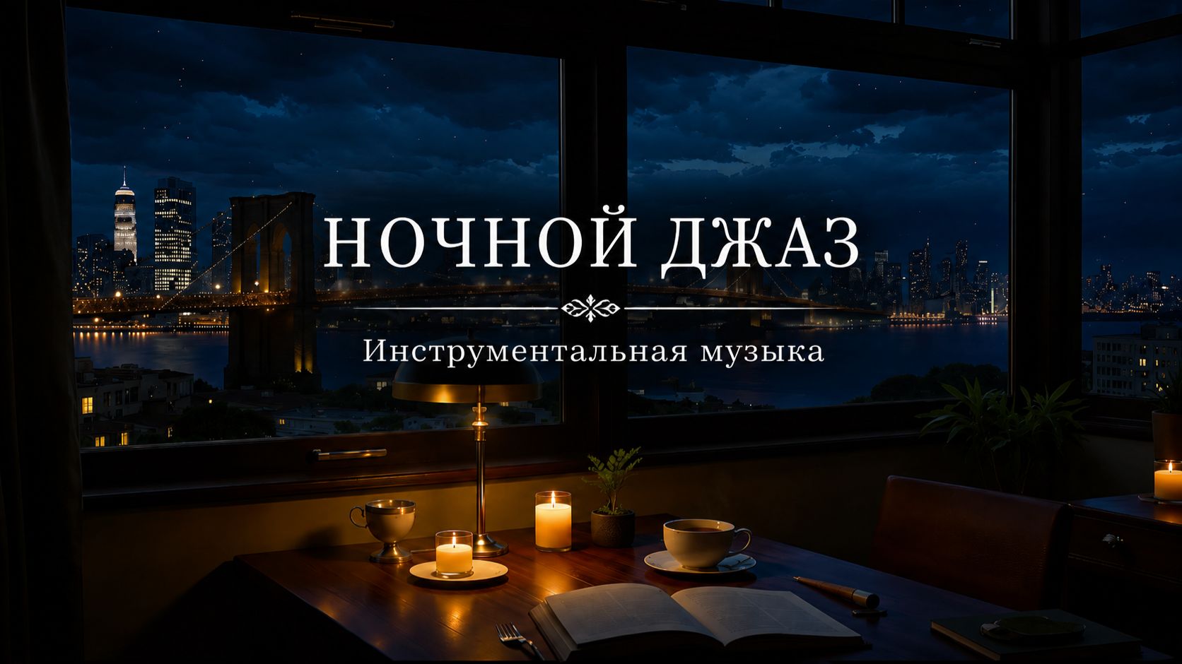 Ночной расслабляющий джаз — спокойная фортепианная музыка для сна, отдыха и вдохновения смотреть онлайн