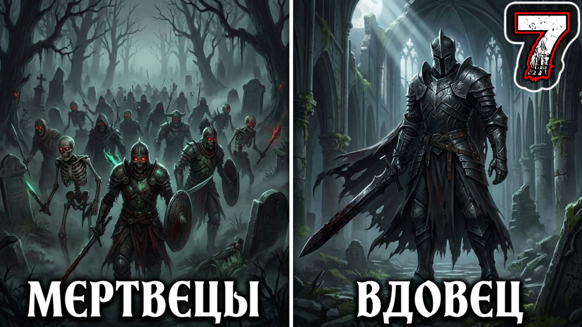 DARK BESTIARY #7 - Кампания 17-18: Пробудившиеся Мертвецы. Скорбящий Вдовец