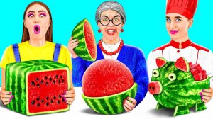 Кулинарный Челлендж# Я против Бабушки # Секретные Лайфхаки и Гаджеты от TeenTeam Challenge