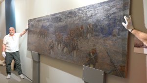 В Севастополь вернулись подлинные фрагменты панорамы Франца Рубо