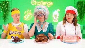 Быстрая Средняя или Медленная Скорость Еды Челлендж # Забавные Лайфхаки с Едой ч. 12