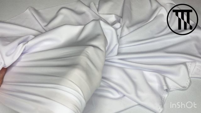 Спортивный трикотаж цв. Белый пл. 140 грм² шир. 16 м.