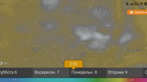 Прогноз погоды 5-10 июня 2026 от windy.com