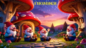 😂 САМЫЙ СМЕШНОЙ МУЛЬТИК, 🌈 ДЛЯ МАЛЫШЕЙ 🍎 ГНОМИКИ! Весёлая песенка для детей 😂