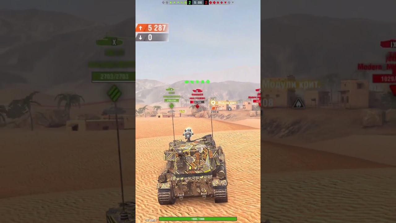 Бабаха раздает 9000 в Tanks Blitz #tanksblitz #wotblitz